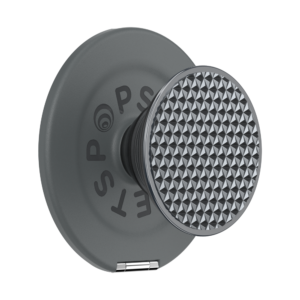 Aluminum Knurl Gunmetal - MagSafe Kick-Out Grip & Stand - Primary product image