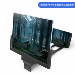 14-inch Smartphone Screen Magnifier 3D HD Mobile Phone Video Amplifier Stand Bracket - Main product image